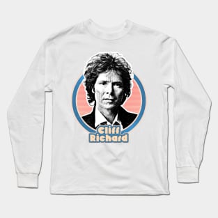 Cliff Richard /// Retro Style Fan Design Long Sleeve T-Shirt